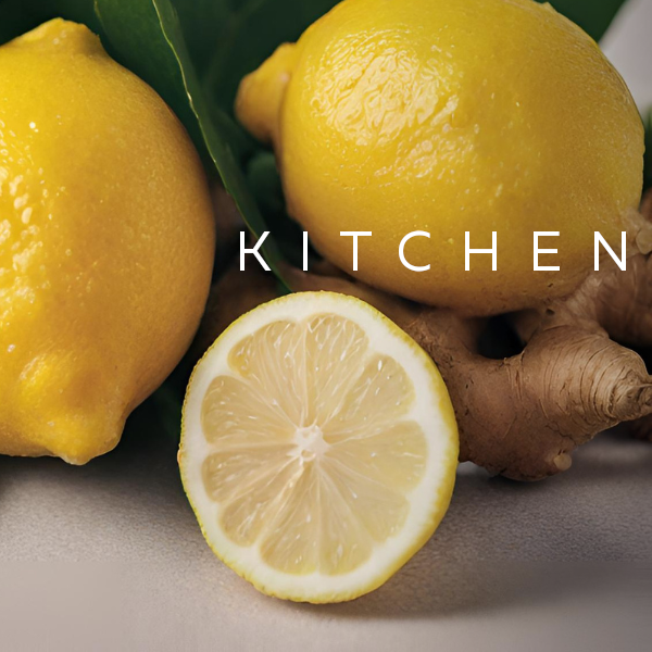 Kitchen Lemon & Ginger Candle 500g